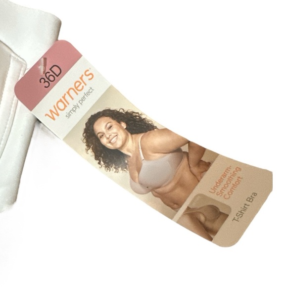 Warners Simply Perfect 36D White T-Shirt Bra - Picture 4 of 4
